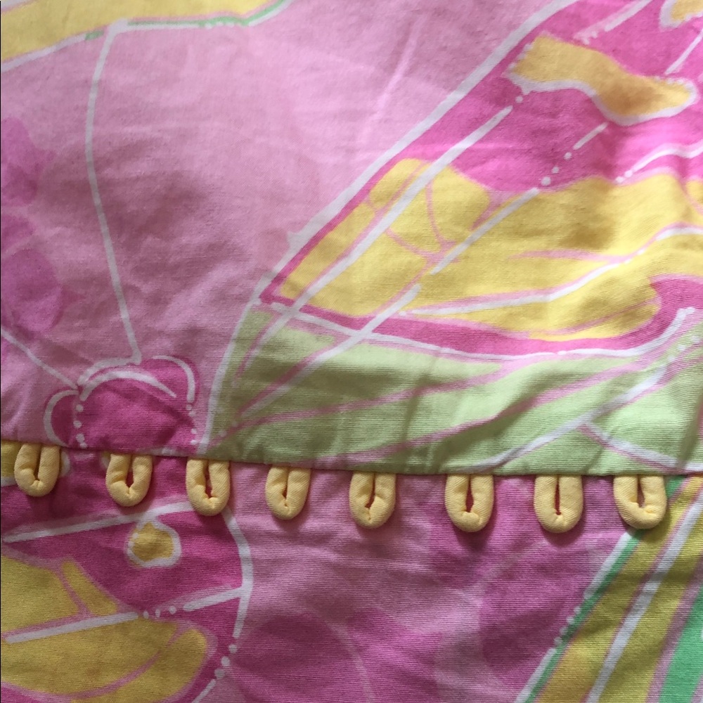 Lilly Pulitzer Pink and Yellow Floral Pencil Skirt - Picture 5 of 5